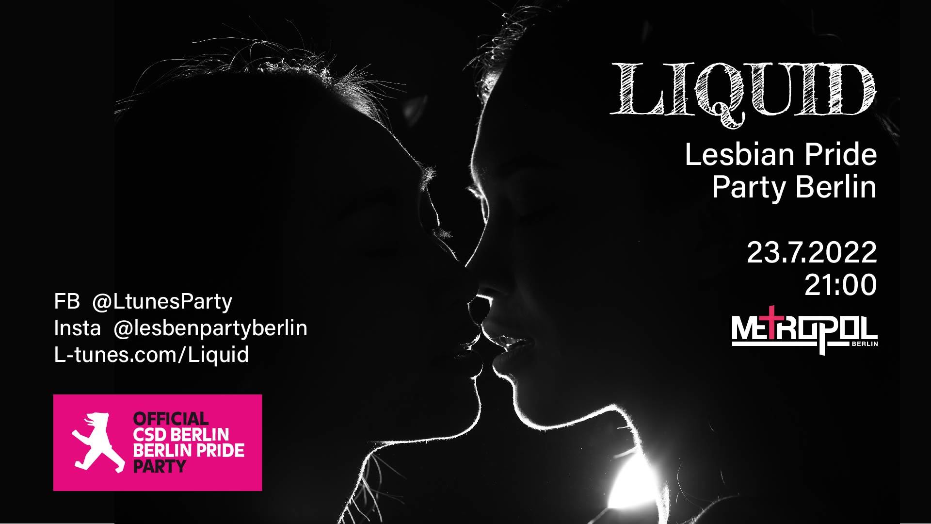 LIQUID – LESBIAN PRIDE PARTY CSD BERLIN (23.07.2022)